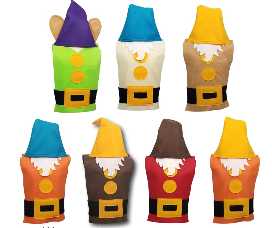 Snow White and Seven Dwarfs Costume Set for Kids 10-16 Years