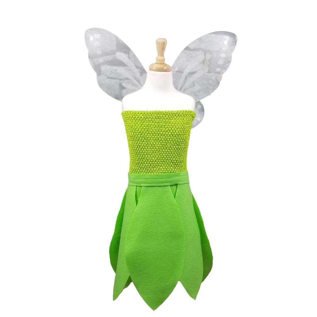 Lime Green Tinker Bell Costume for Kids Teens