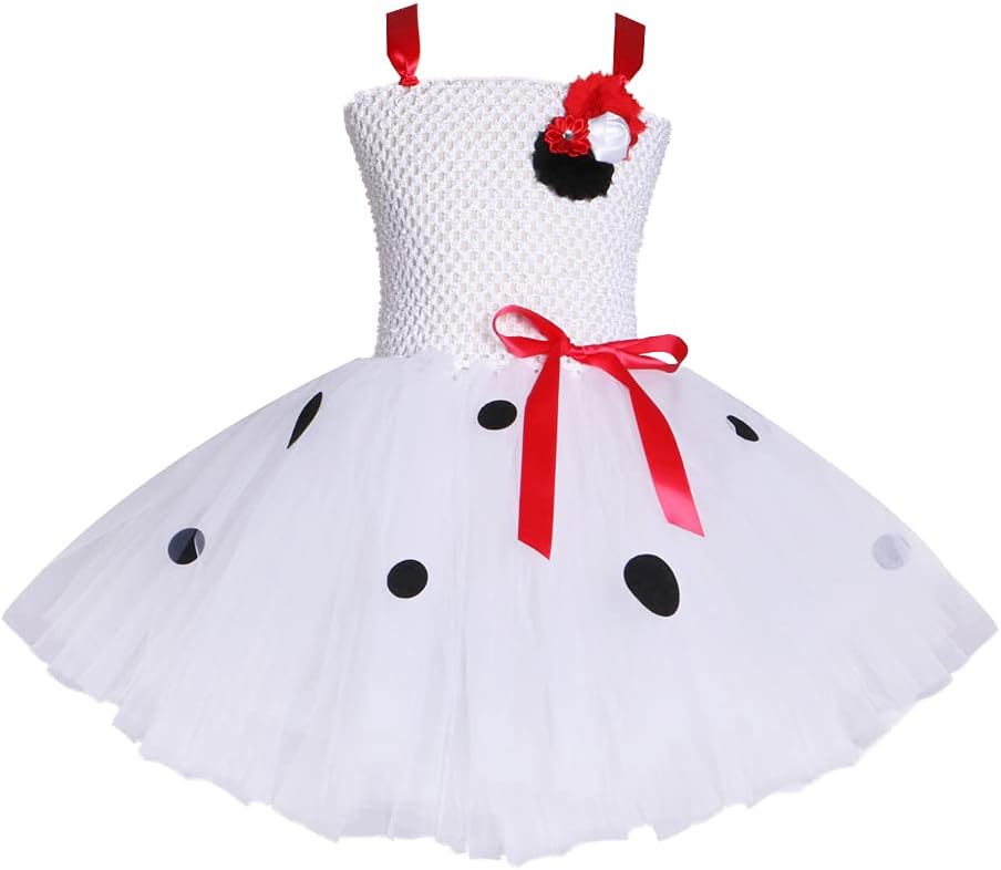 IBTOM CASTLE Dalmatian Costume Tutu Dress for Baby Girls
