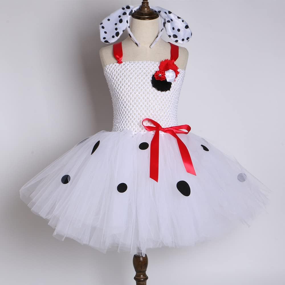 IBTOM CASTLE Dalmatian Costume Tutu Dress for Baby Girls