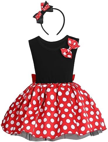IBTOM CASTLE Baby Girl Polka Dots Princess Costume