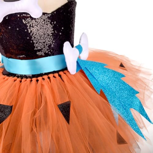 OBEEII Bamm-Bamm Halloween Costume for Kids