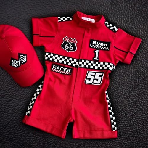 Costumes Club Handmade Race Car Driver Costume for Toddlers - 2T