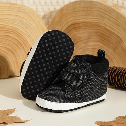 CENCIRILY Soft Soles High Top Sneakers for Baby Boys Girls