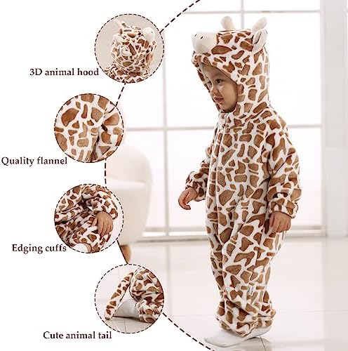 TONWHAR Baby Cartoon Animal Onesie Costume