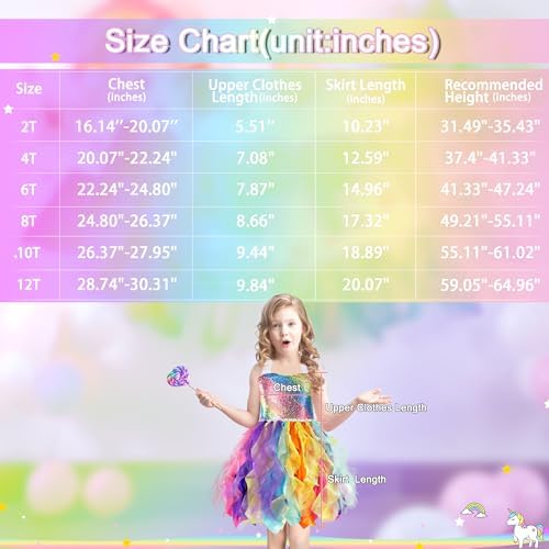 Suppromo Sparkly Sequin Tutu Dress for Girls 1