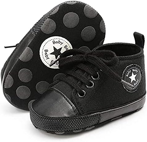 Unisex Baby Canvas High-top Sneakers for First Steps