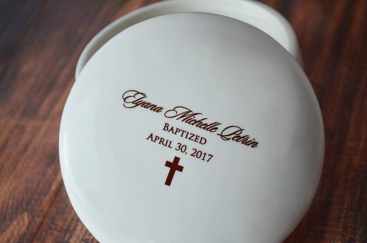 Personalized Baptism Gift Box with Irish Blessing and Name