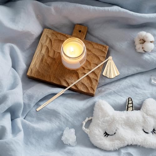 Angoily Candle Snuffer Wicks Fire Extinguisher Metal Set