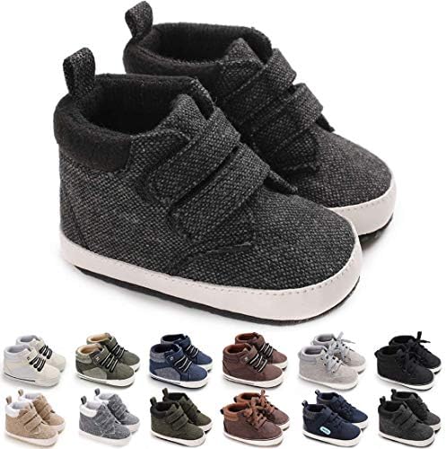 CENCIRILY Soft Soles High Top Sneakers for Baby Boys Girls
