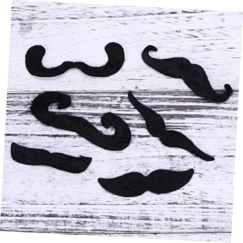 ABOOFAN 6pcs Santa Beard and Mustache Halloween Fake Facial Hair Prom Props