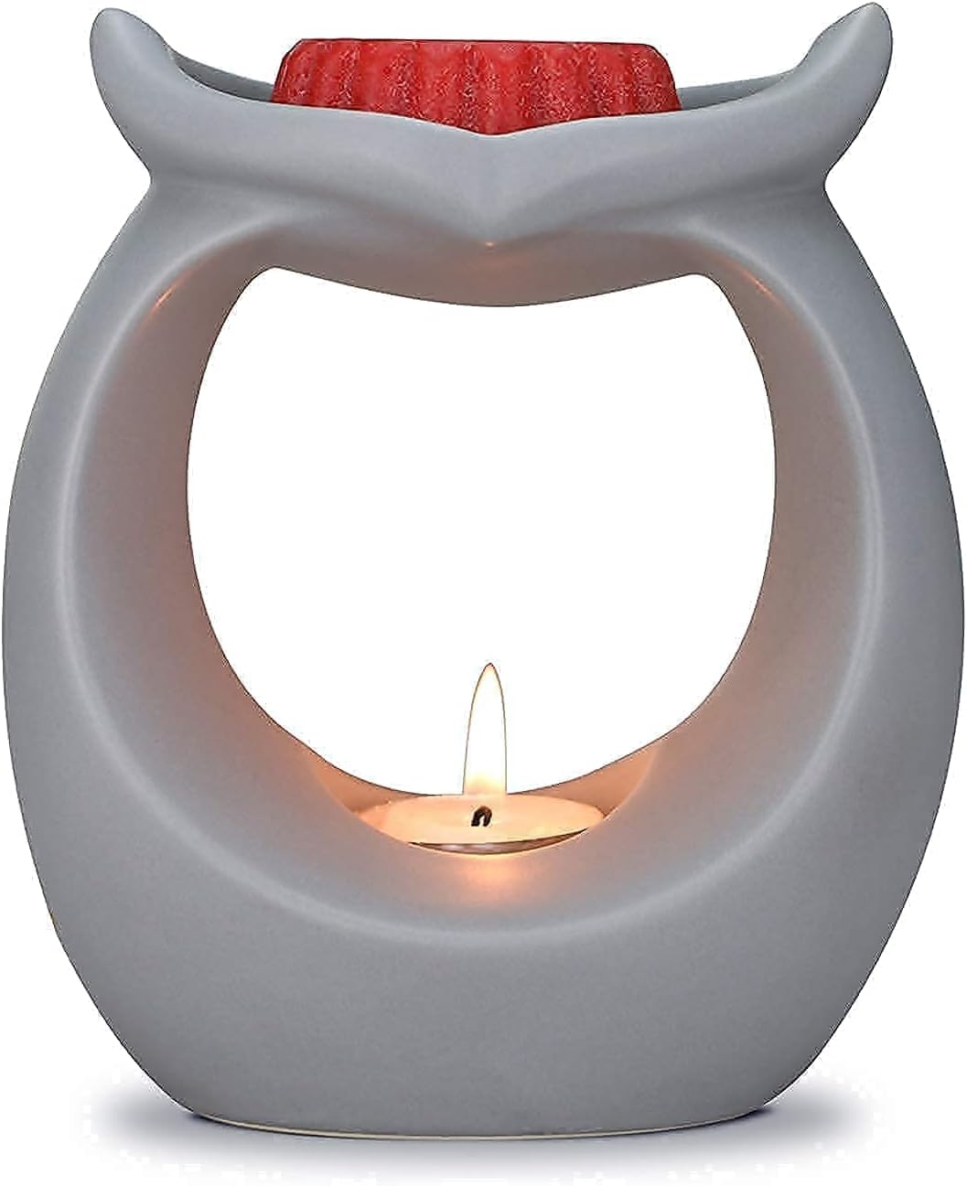 STAR MOON Owl Tealight Wax Warmer with Aromatherapy