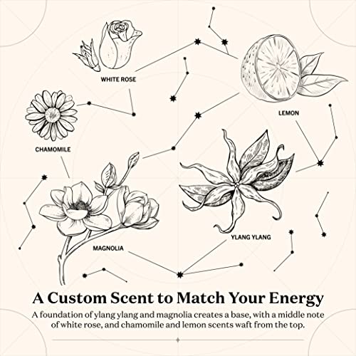 July 17 Cancer Birthday Candle - Rose Chamomile Ylang Ylang Scent 1