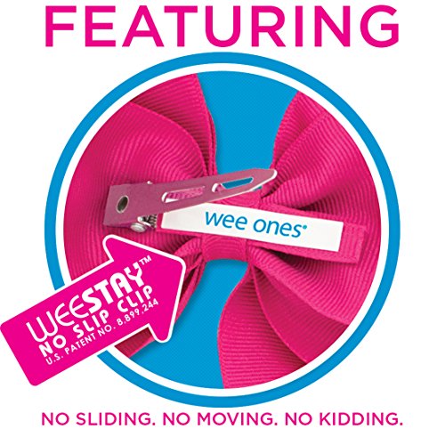 Wee Ones Pink Double Organza Hair Bow for Girls