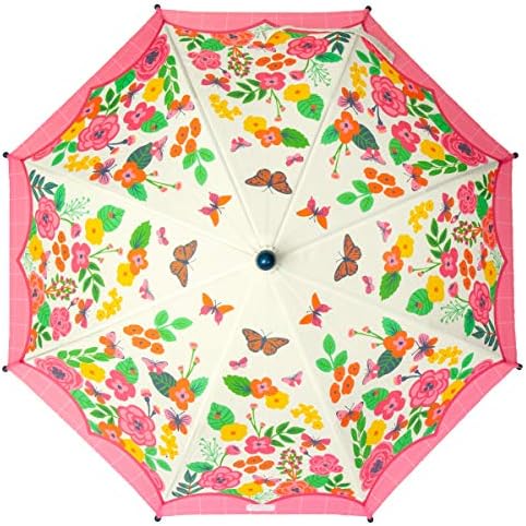Stephen Joseph Toddler Umbrella with Pinch Free Closure and Bright Design