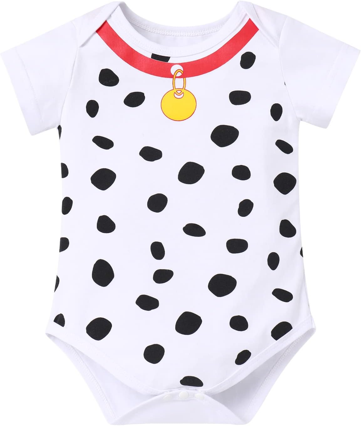 IDOPIP Ladybug Dalmatian Costume for Baby Girls 3PCS Set
