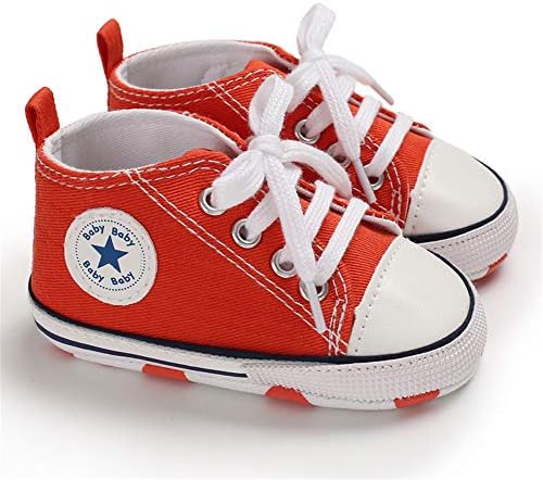 Meckior Baby Sneakers Soft Sole High-Top First Walkers