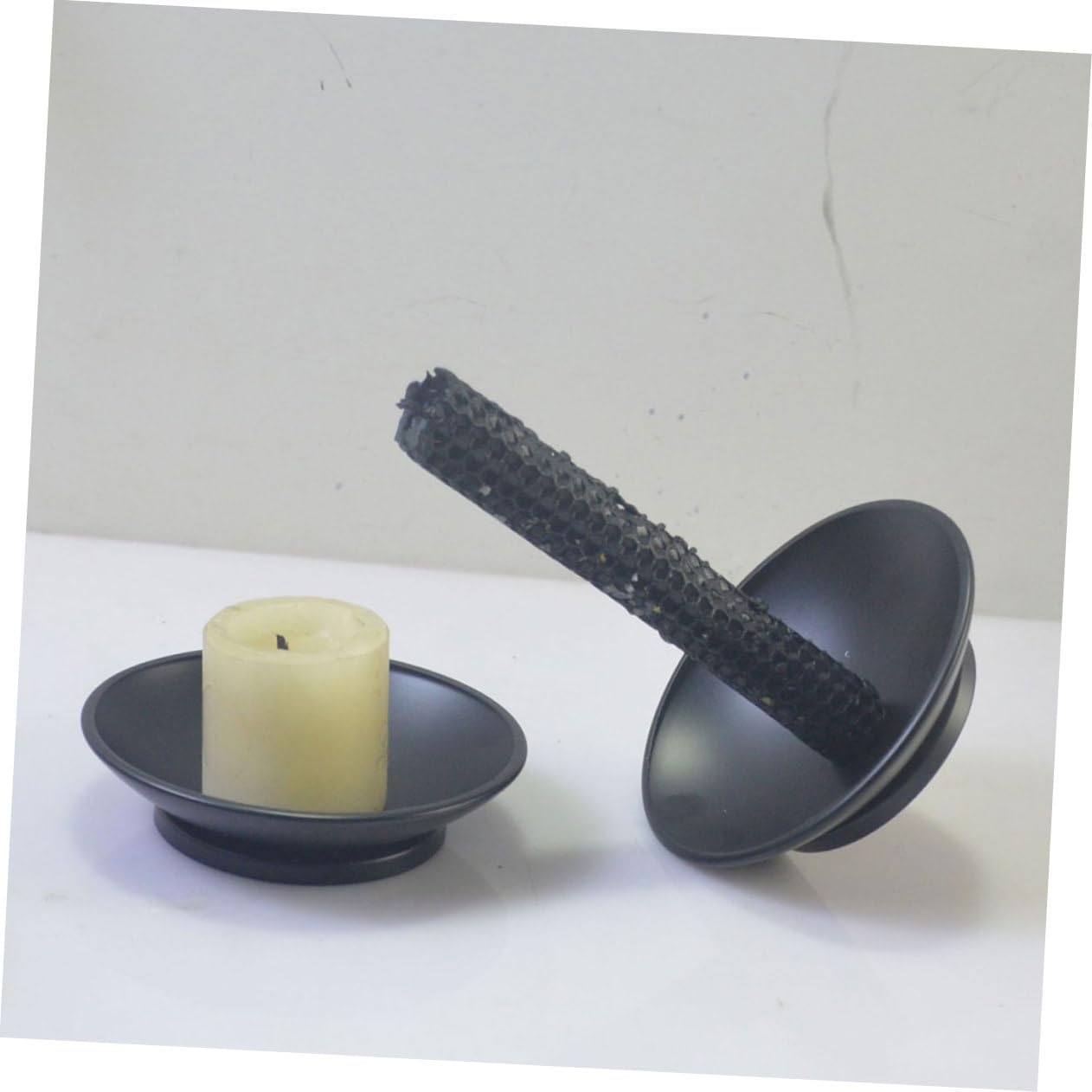 GOOHOCHY Rustproof Gothic Candlestick Holders Set 1