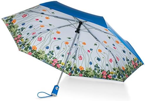 Totes Floral Under Canopy Auto Open Close Umbrella