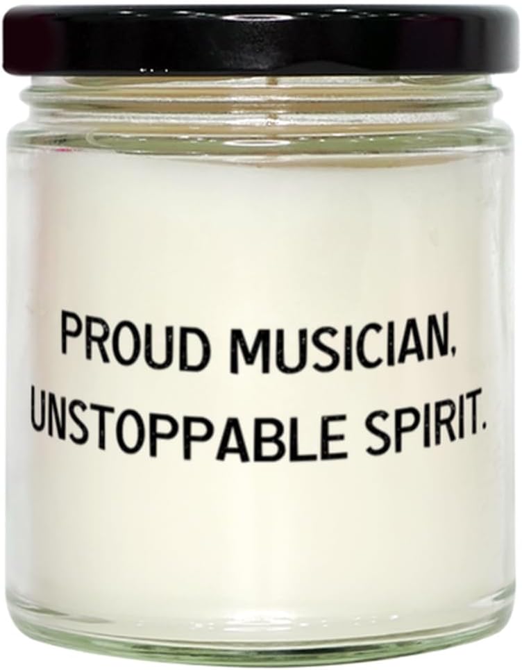 Musician Scent Candle for Gifts and Home Decor
