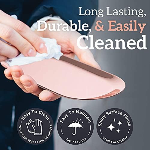 Rose Gold Candle Tray Set of 3 for Organized Living