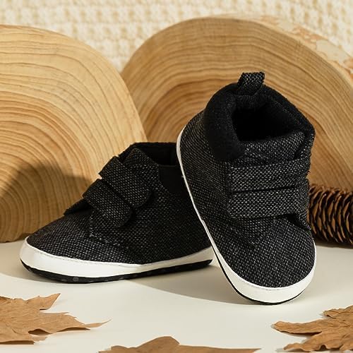 CENCIRILY Soft Soles High Top Sneakers for Baby Boys Girls