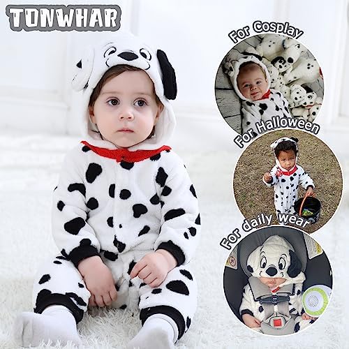 TONWHAR Winter Hooded Romper for Babies and Toddlers