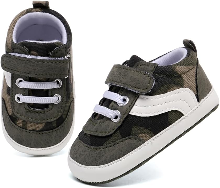 Clowora Unisex Baby Canvas First Walkers Shoes