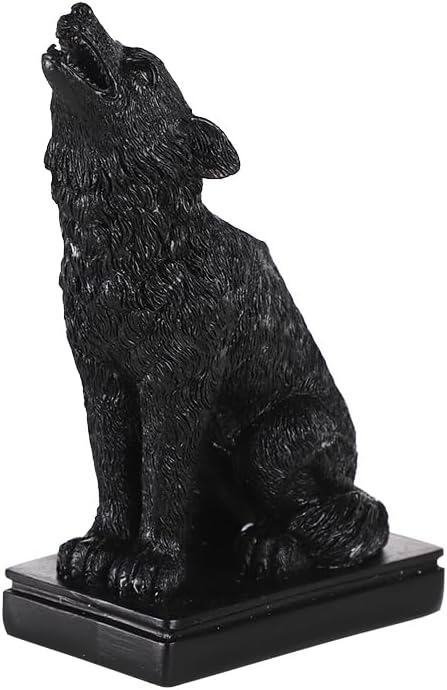 Ibluelover Wolf Candle Holder Gothic Home Decor