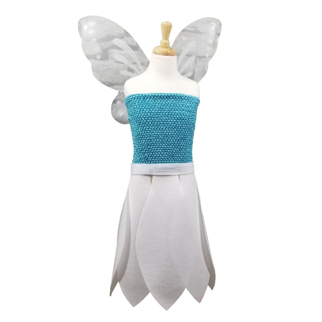 White Winter Fairy Costume for Kids and Adults