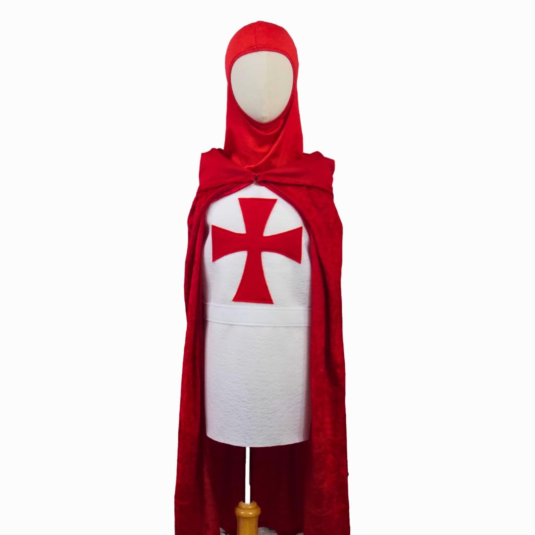 Teatots Party Planning Deluxe Knight Templar Costume Set Black Boys