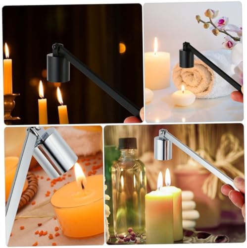 HOLIDYOYO 2pcs Candle Snuffer and Wick Trimmer Set
