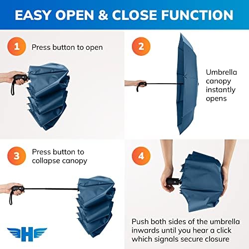 Hero Travel Umbrella Windproof Compact and Portable