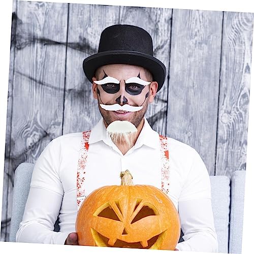 Ipetboom 1Set Fake Beard with Mustache for Halloween Costume