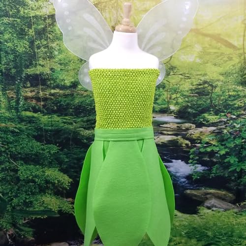Lime Green Tinker Bell Costume for Kids Teens