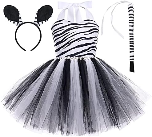 ODOLDI Girls Jungle Themed Baby Cow Costume Set