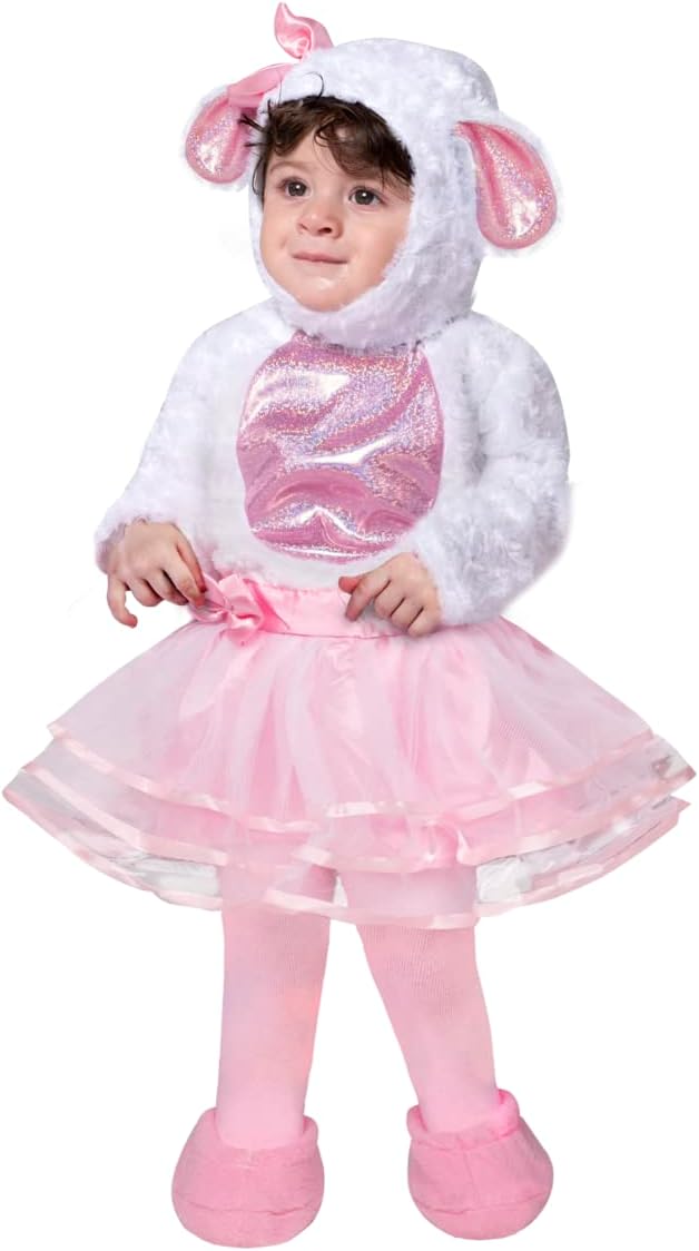Spooktacular Creations Pink Lamb Costume for Baby Girls