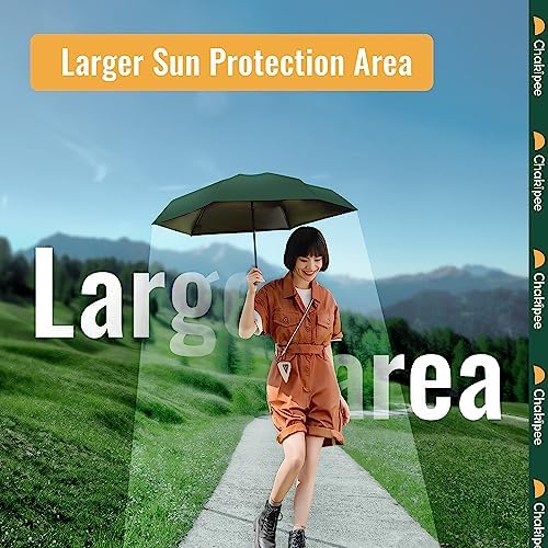 Chakipee Mini UV Umbrella - Compact Lightweight for Travel and Sun Protection 1