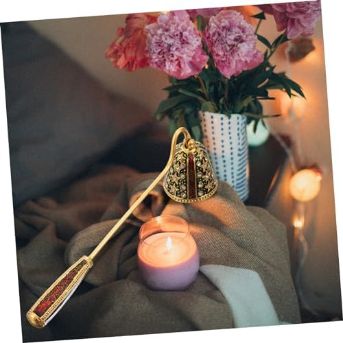 Alipis Star Design Rhinestone Candle Snuffer