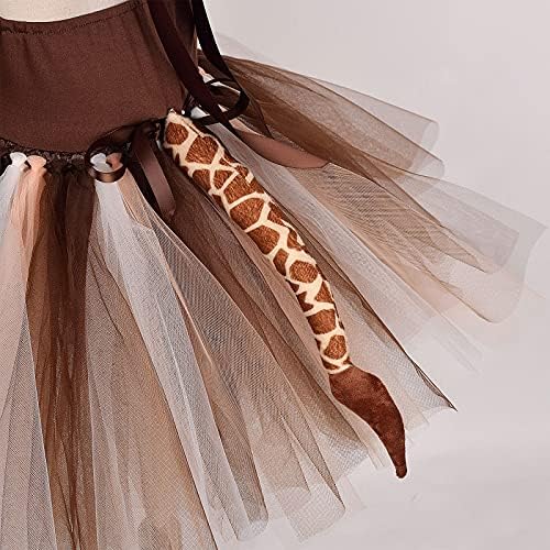 IBTOM CASTLE Giraffe Cow Tutu Costume for Girls