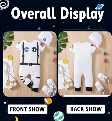 Singcoco Newborn Astronaut Costume Romper