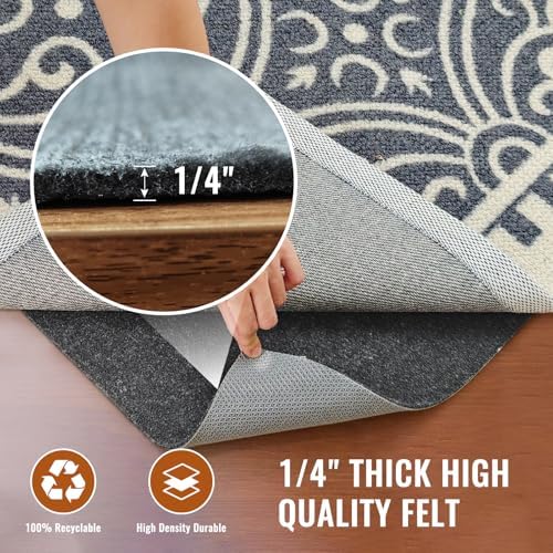 Comfypad Felt Rug Pad 2x6ft Non-Slip Floor Protector