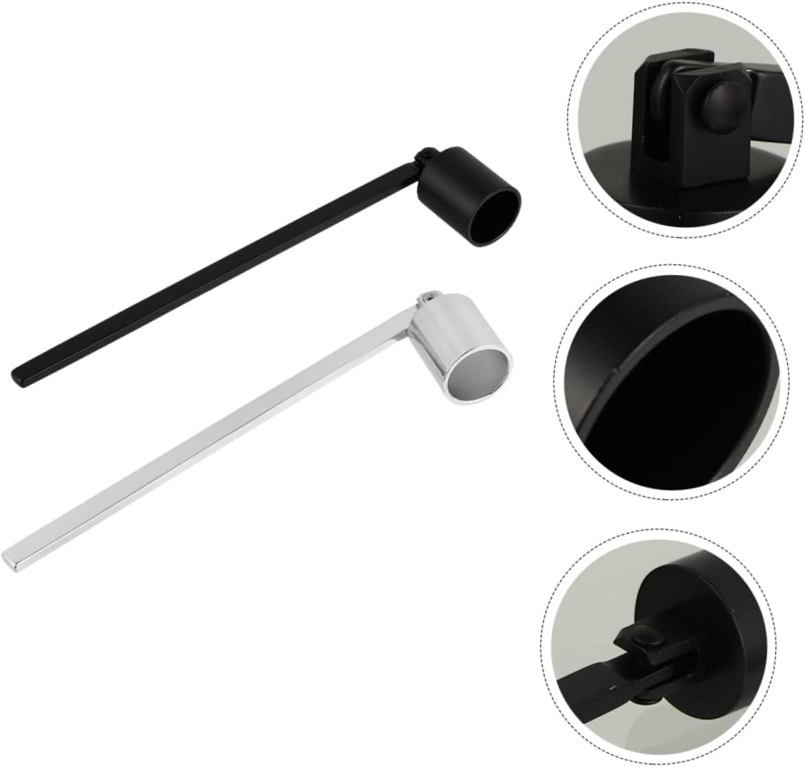 HOLIDYOYO 2pcs Candle Snuffer and Wick Trimmer Set