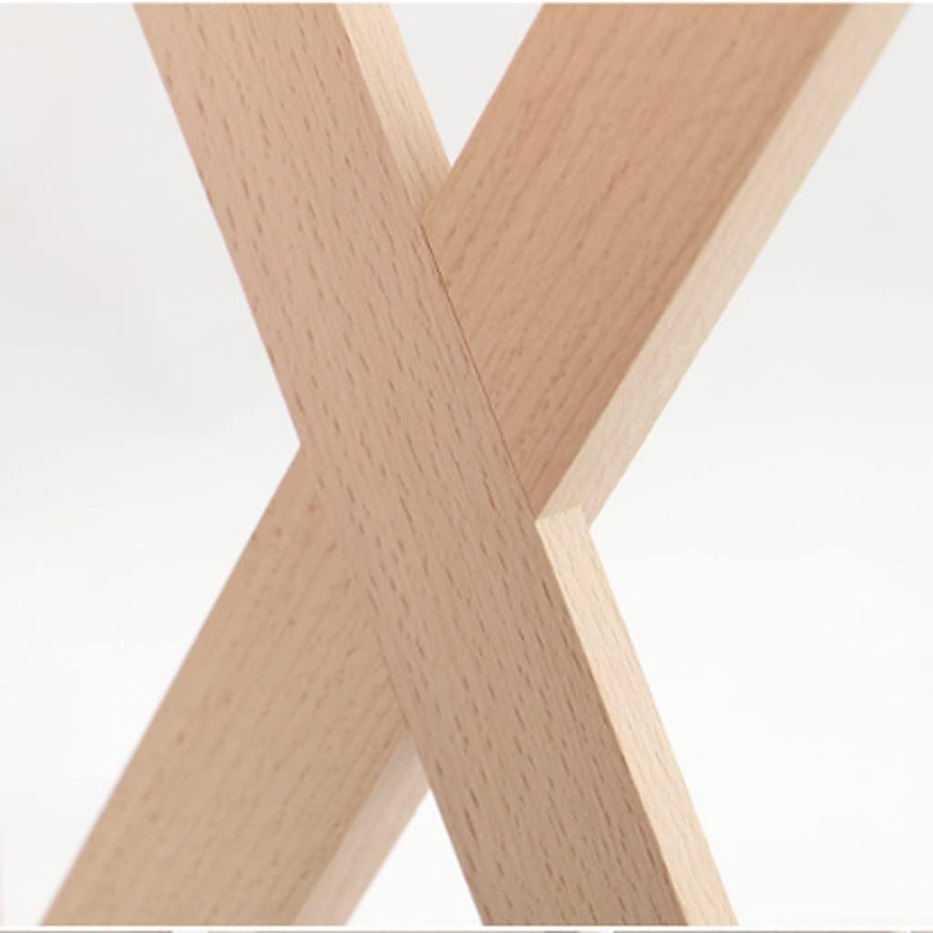Wooden Bookend X-Shape Desk Decorative Bookends Unique Office Bookend