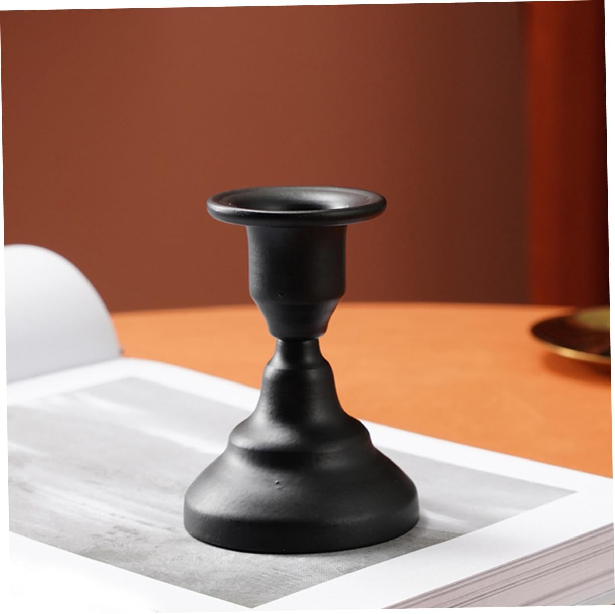 STOBAZA Retro Metal Candlestick Holder for Home Decor 1