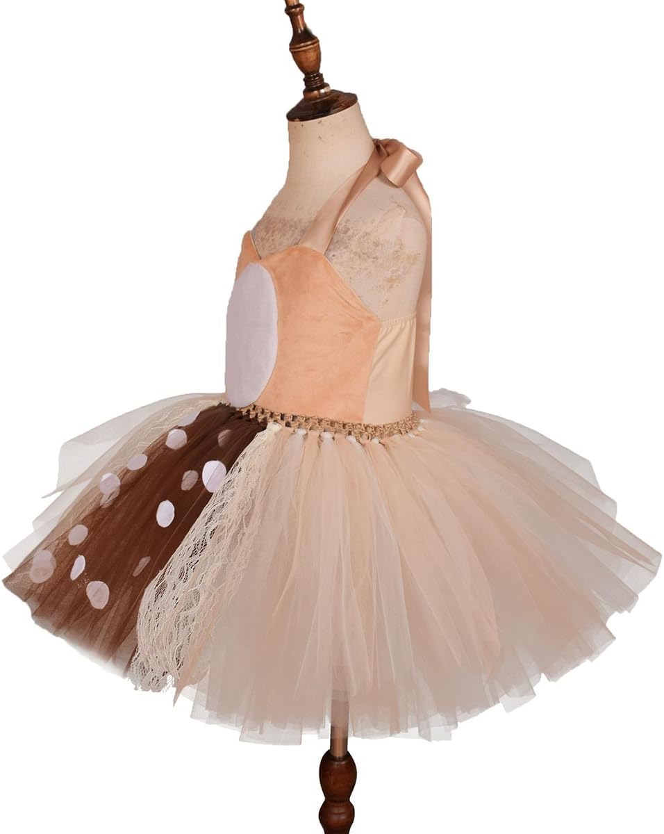 ODIZLI Christmas Costume for Baby Girls Tutu Romper Dress Set