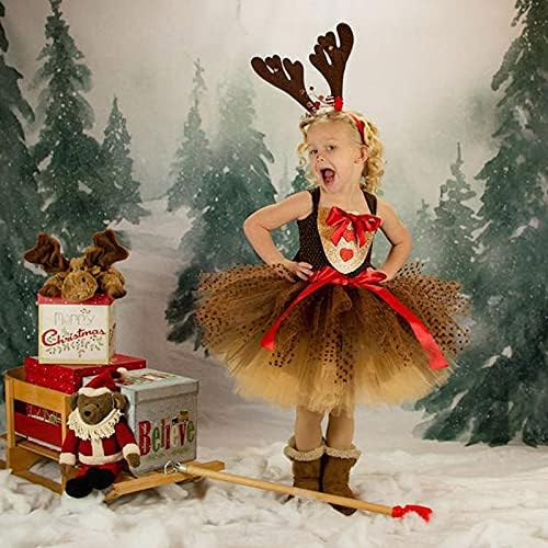 ODIZLI Toddler Santa Reindeer Christmas Costume with Headband
