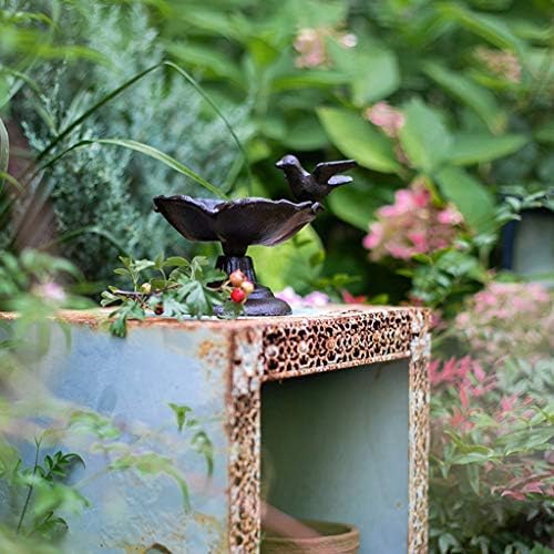Retro Cast Iron Candleholders with Storage Tray