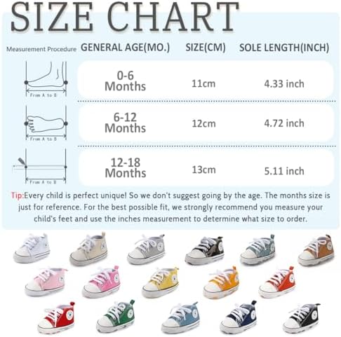 Meckior Baby Sneakers Soft Sole High-Top First Walkers