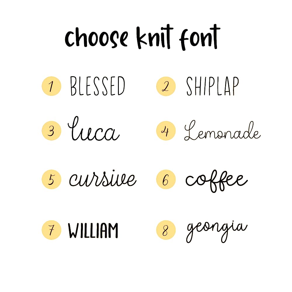 Handmade Personalized Baby Name Knit Sweater for Kids